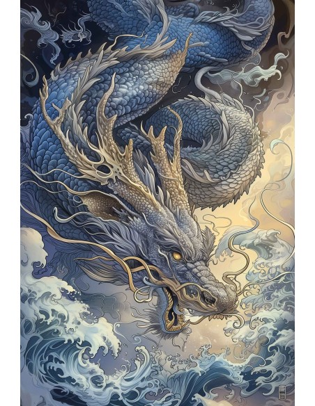 Plaque décorative Dragon 20X30 cm