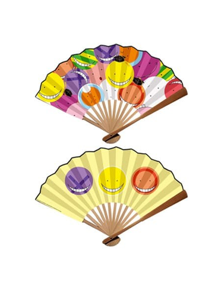 Assassination Classroom éventail Koro-sensei Sticker Bomb Style