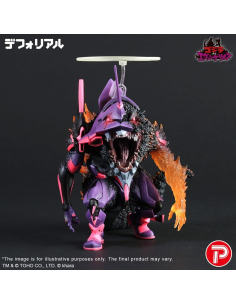 Godzilla vs. Evangelion Deforeal statuette PVC Test...