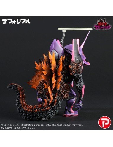 Godzilla vs. Evangelion Deforeal statuette PVC...