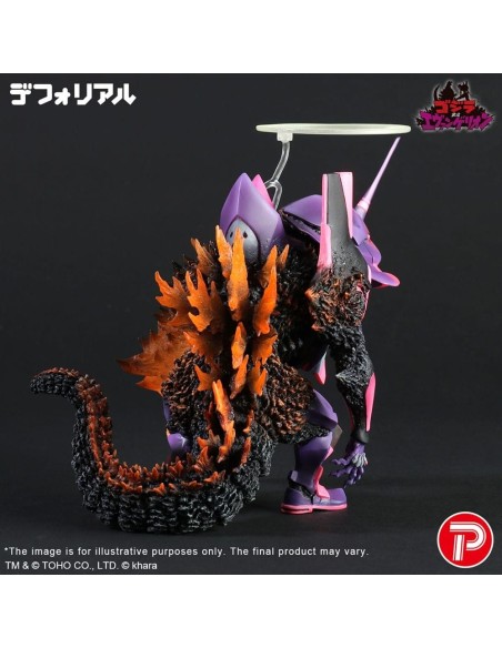 Godzilla vs. Evangelion Deforeal statuette PVC Test Type-01 Burning "G" Awakening Form 19 cm