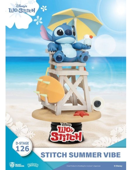 Stitch Summer Vibes 16 cm Beast Kingdom