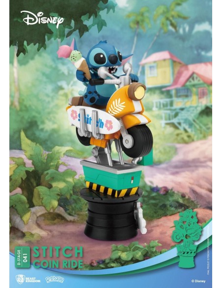 Stitch Coin Ride 16 cm Beast Kingdom