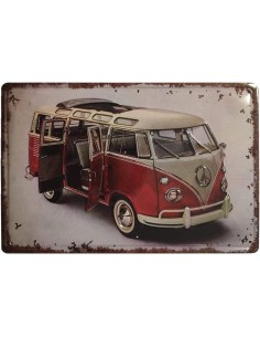 Plaque décorative 20 X 30 cm Véhicule Van