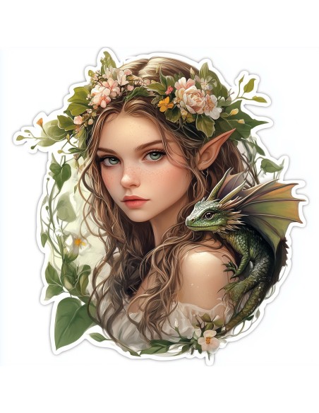 Plaque décorative en relief 38 X 41 cm Féerie et fantastique