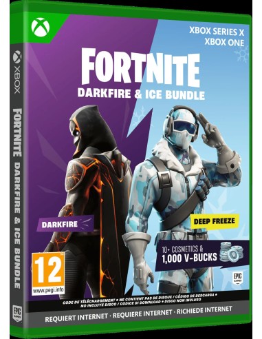 FORTNITE Darkfire & Ice Bundle Xbox Series X / Xbox One - 1000 V-Bucks inclus !