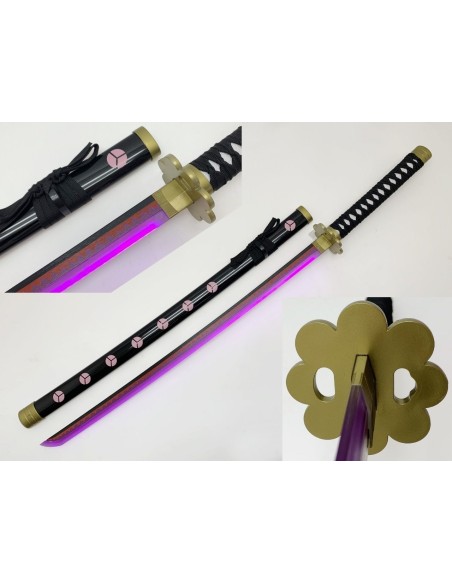 Katana LED ONE PIECE matière bois et plastique