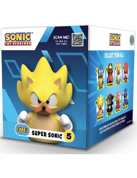 Sonic - The Hedgehog Tubbz figurine PVC Super Sonic Boxed Edition 10 cm