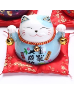 Maneki Neko bleu 2