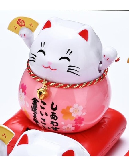 Maneki Neko solaire 99811 N5 L X H 10 cm