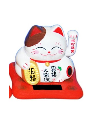 Maneki Neko solaire NT017 N2 8,8 cm