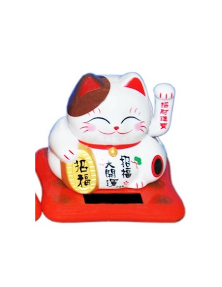Maneki Neko solaire NT017 N2 8,8 cm