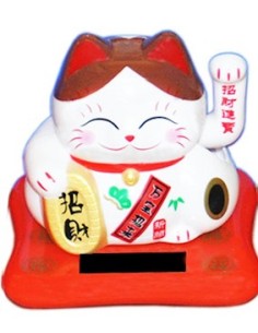 Maneki Neko solaire NT017 N3 8,8 cm🎅🎅🎅
