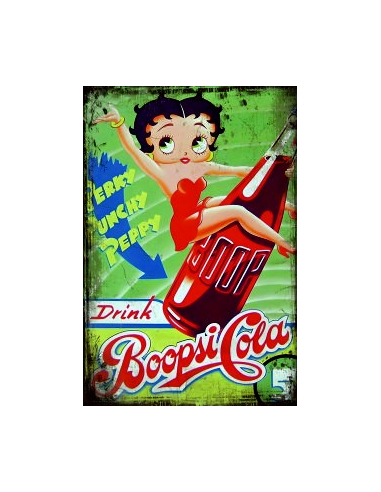 plaque métal Boopsi 30 x 20 cm