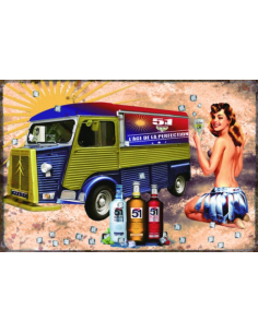 plaque métal pastis 51 30 x 20 cm