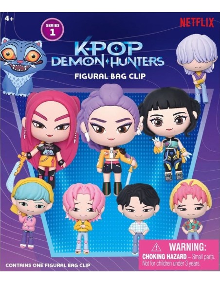 K-Pop Demon Hunter 3D présentoir porte-clés Series 1