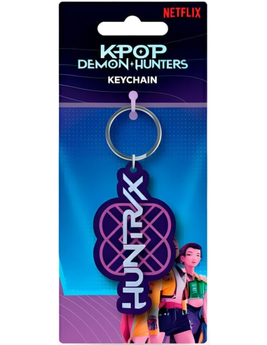 KPop Demon Hunters porte-clés PVC Huntrix Logo