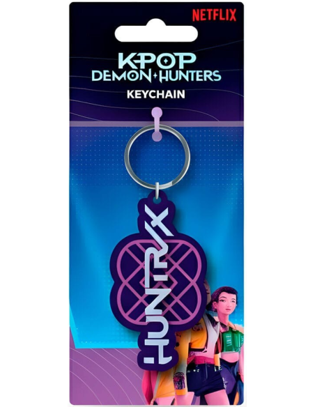 KPop Demon Hunters porte-clés PVC Huntrix Logo