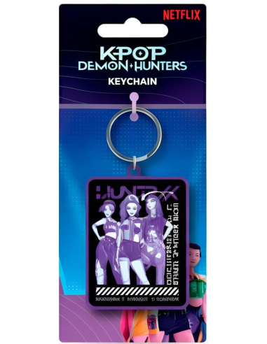 KPop Demon Hunters porte-clés PVC Huntrix Group
