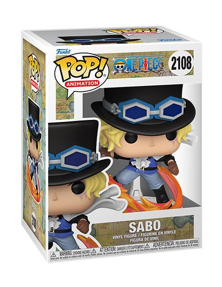 One Piece - Funko POP 2108 - Sabo Attacking w/Pipe