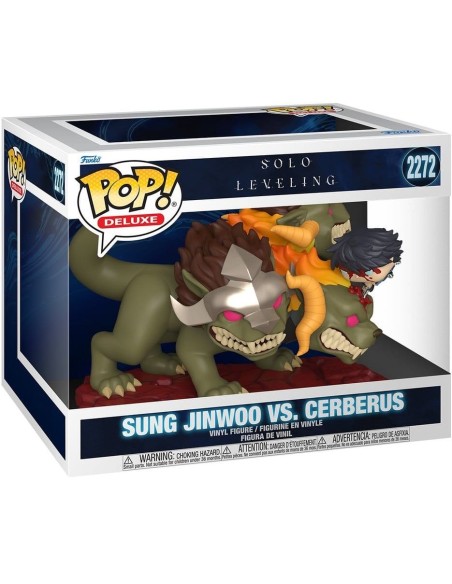 Solo Leveling POP! Deluxe Vinyl figurine Jinwoo Vs Cerberus 9 cm