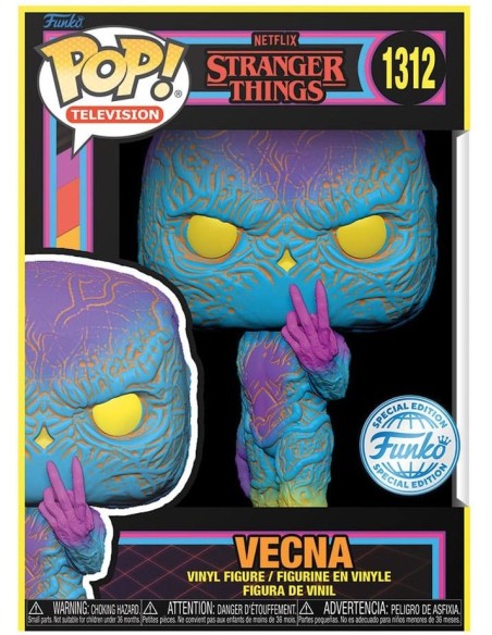 Stranger Things POP! TV Vinyl figurines Vecna(BLKLT) 9 cm