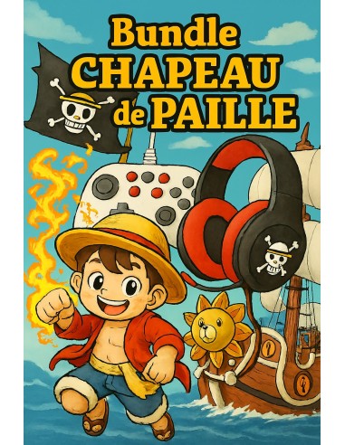Bundle Chapeau de paille Manette Switch + Casque