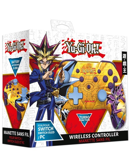 Yu-Gi-Oh! - Manette Sans Fil pour Switch et PC - Dark Magician  Bundle vs Blue-Eyes White Dragon