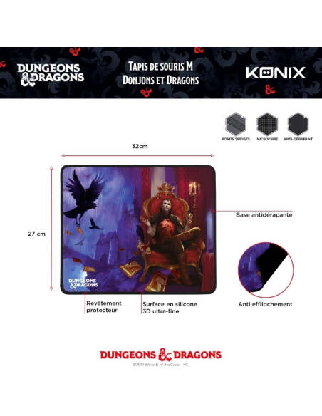 Bundle Dungeons et Dragons /Souris-tapis-casque