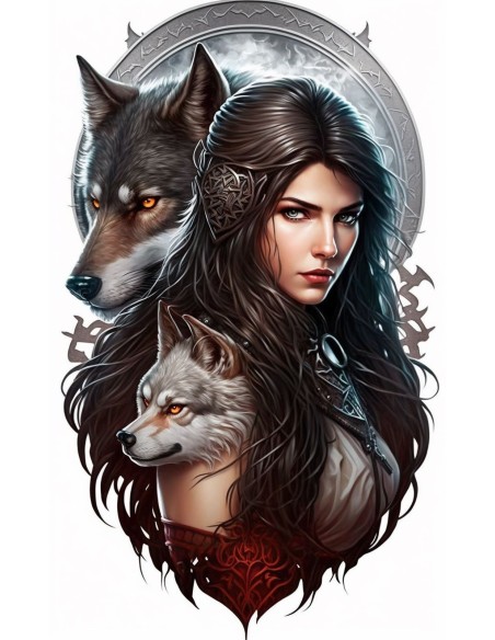 Plaque décorative en relief Féeries et légendes 29 X48 cm