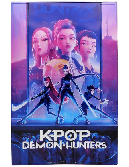 Kpop Demon Hunters - Plaque en aluminium 20x30 cm - Team