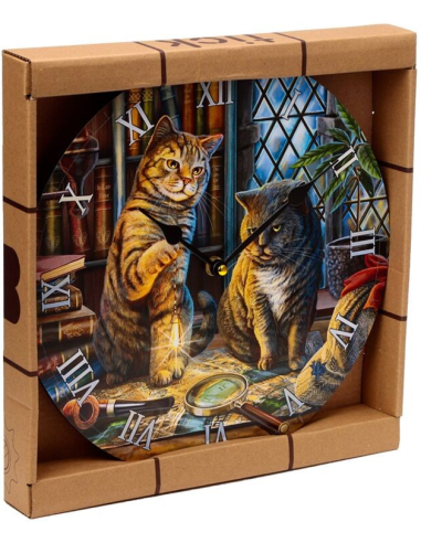 Horloge Lisa Parker - Chat Purrlock Holmes