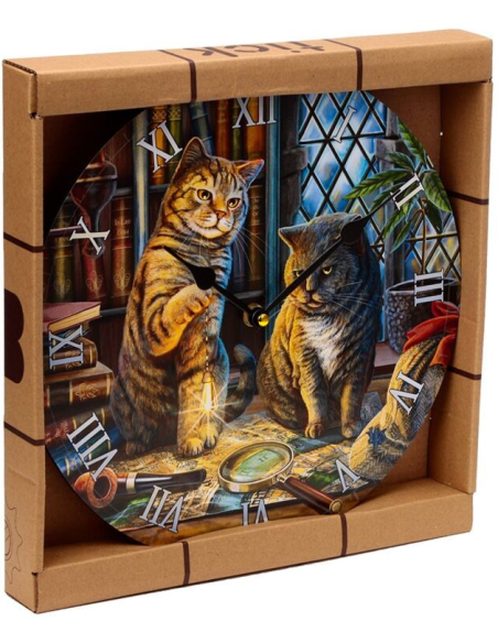 Horloge Lisa Parker - Chat Purrlock Holmes