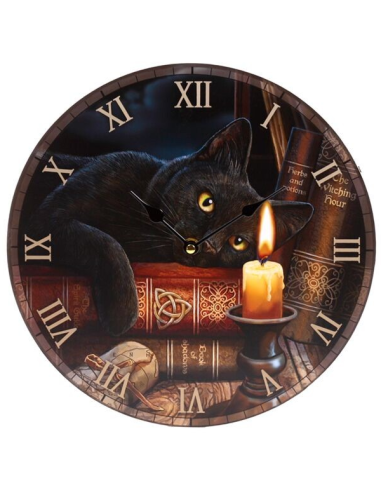 Horloge Lisa Parker - Chat de Minuit