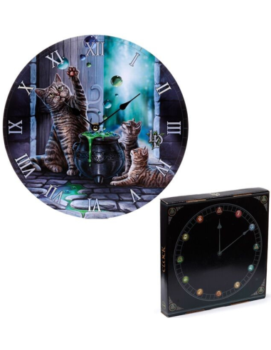 Horloge Lisa Parker - Chat et Chatons jouant...