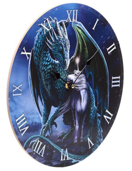 Horloge Lisa Parker - Dragon protecteur et Licorne