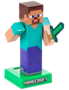 Figurine Solaire - Minecraft Steve 2