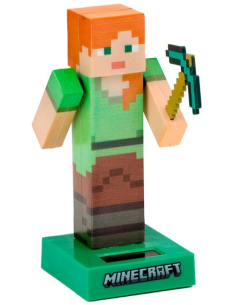 Figurine Solaire - Minecraft Alex 2