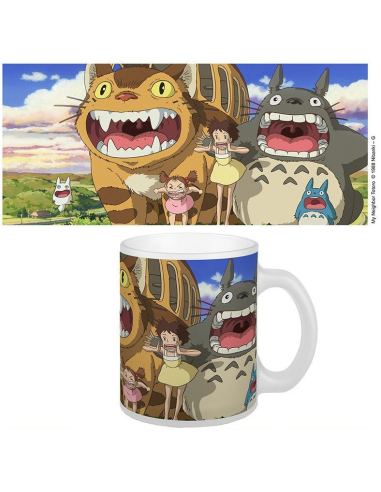 Studio Ghibli mug Nekobus & Totoro