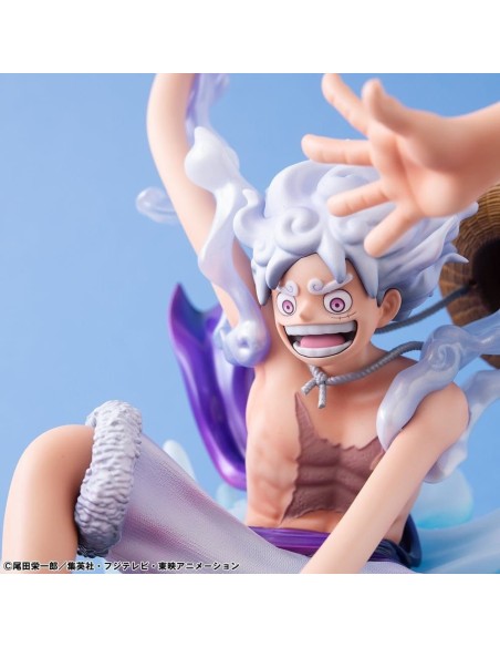 One Piece figurine PVC Portrait.Of.Pirates "Evolutionary History" Monkey D. Luffy "Gear Fifth" 26 cm