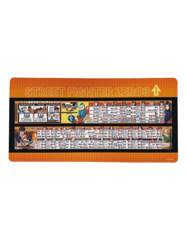Capcom Fighting Collection 2 tapis de souris Street Fighter Alpha 3 Upper 30 x 60 cm