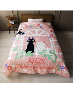 Kiki la petite sorcière Natsu couette Sweet Pink Jiji