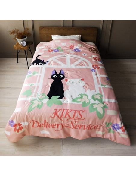 Kiki la petite sorcière Natsu couette Sweet Pink Jiji