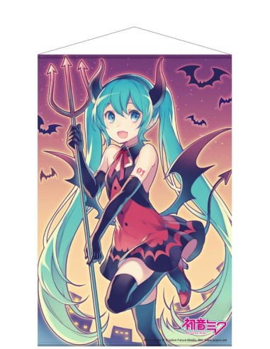 Miku Hatsune Défilement mural 2 - Le Diable...