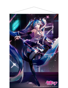Miku Hatsune Défilement mural 1 - Miku dansante