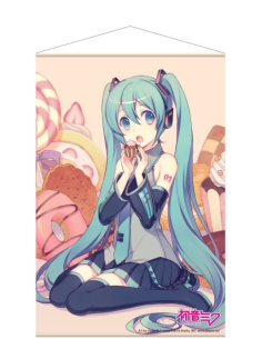 Miku Hatsune Wallscroll 3 - Cupcake
