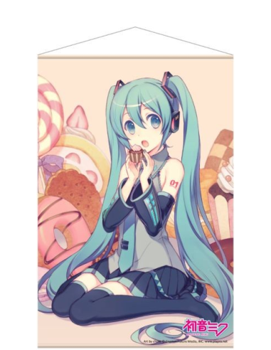 Miku Hatsune Wallscroll 3 - Cupcake