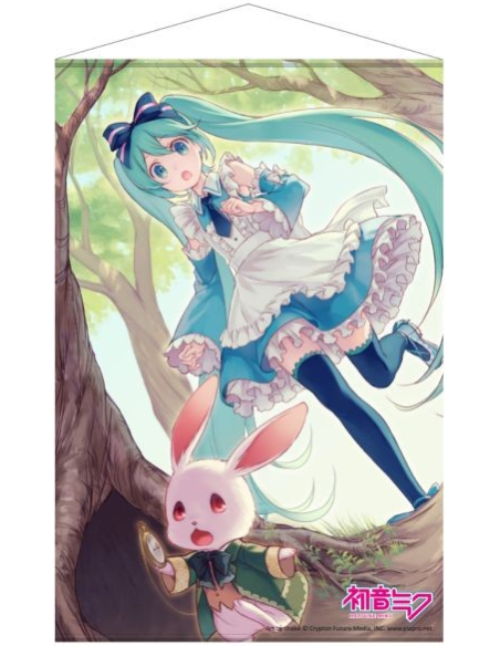 Miku Hatsune Parchemin mural 4 - Pays des Merveilles