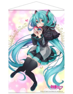 Miku Hatsune Parchemin mural 6 - Saint-Valentin