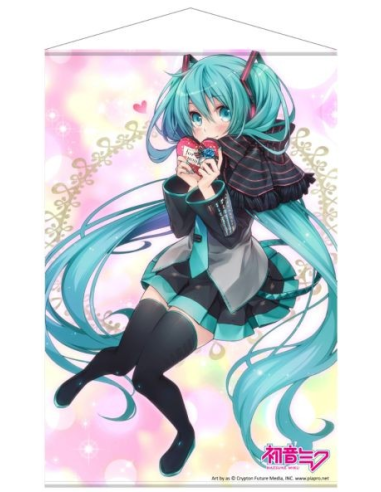 Miku Hatsune Parchemin mural 6 - Saint-Valentin